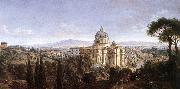 WITTEL, Caspar Andriaans van The St Peter's in Rome oil painting reproduction